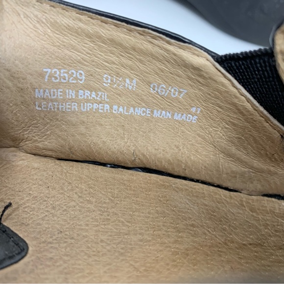 Clark’s Artisan Black Leather Square Toe Flats 9.5M - Picture 8 of 8